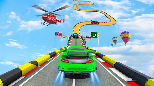 Android application Crazy Car Driving - Stunt Game screenshort