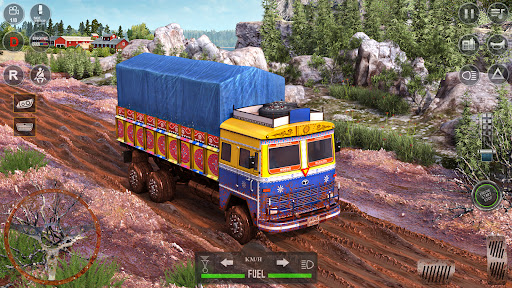 Indian Truck Offroad Cargo Sim 1.1 screenshots 4