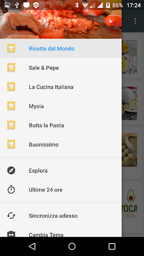 Android application Ricette di Cucina - Tutti i gi screenshort