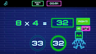 Game screenshot Times tables for kids & MATH-E apk download