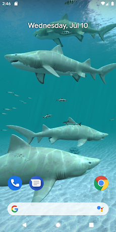 Sharks 3D - Live Wallpaperのおすすめ画像2