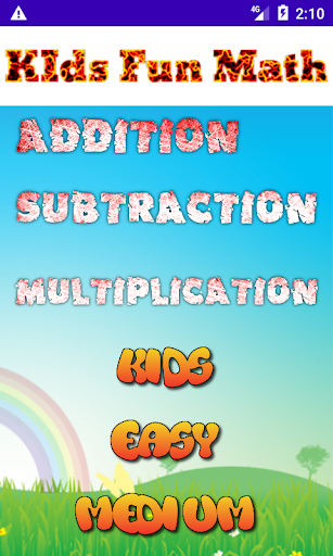 Kids Fun Math Screen 2