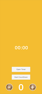 Yellow Phone Clock