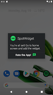 SpotWidget - Puts Android back into Spotify! Screenshot