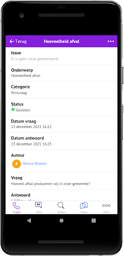 persvragenMonitor Screen 2