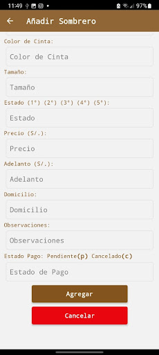 Sombreros Leo Screen 3