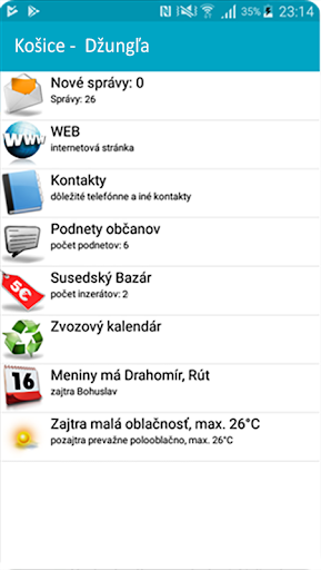 Android application Košice - Džungľa screenshort