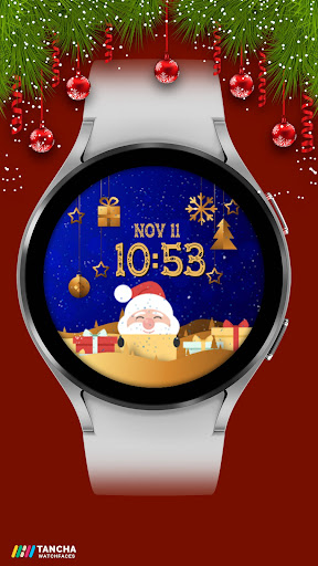 Tancha Christmas Watch Face screenshot 6