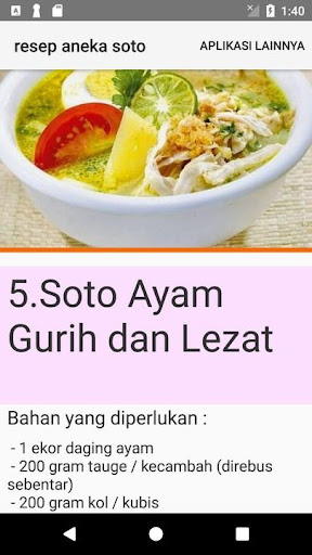 Soto recipe