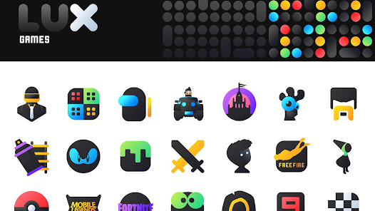 LuX IconPack Mod APK 2.4.1 (Optimized) Gallery 2