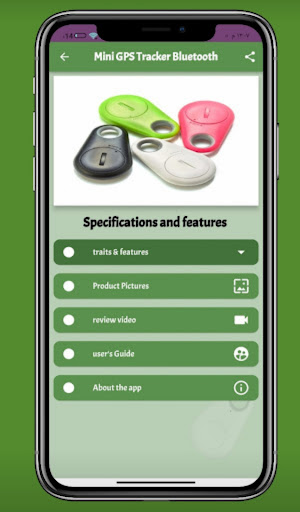 Mini GPS TrackerBluetoothGuide Screen 2