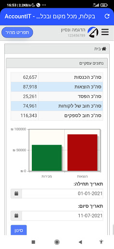 AccountIT - ניהול עסק והפקת חש