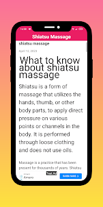 Shiatsu Massage - Body stretch