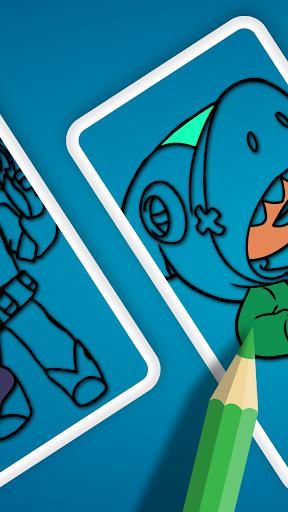 Brawl coloring stars