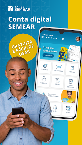 Android application SEMEAR: Conta Digital screenshort