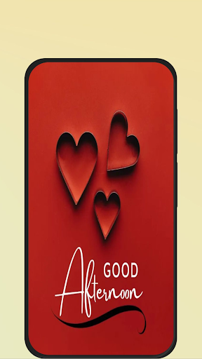 Android application good afternoon love screenshort
