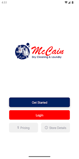 Android application McCain Dry Cleaning & Laundry screenshort