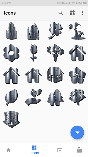 New HD Steel Iconpack theme Pr