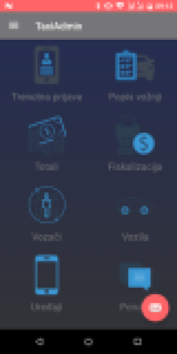 TaxiAdmin Screen 2