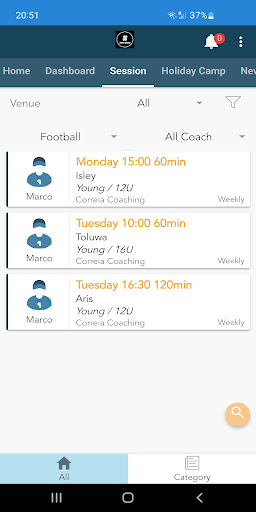 Correia Coaching Screen 3