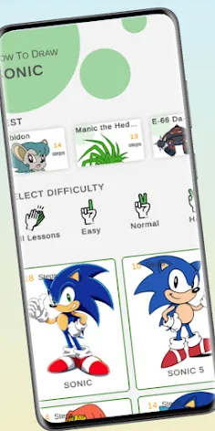 How to draw sonik - Screenshot 1