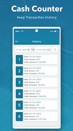 Cash Counter - Calculator Screen 3