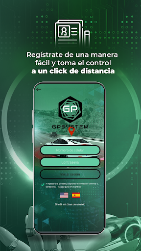 Android application GPSystem screenshort