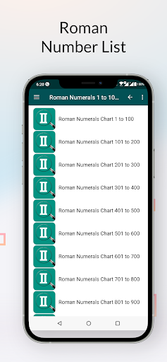 Roman Numerals 1 to 1000 Screen 3