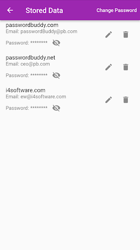Password Buddy Screen 3