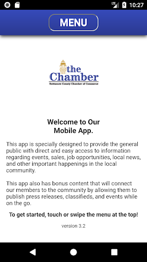 Android application Suwannee Chamber Mobile App screenshort