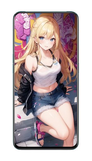 Android application Anime Girl Wallpapers screenshort