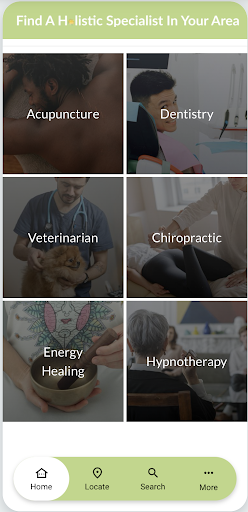 Android application The Holistic Directory screenshort