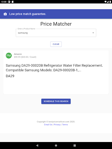 Best Price Matcher