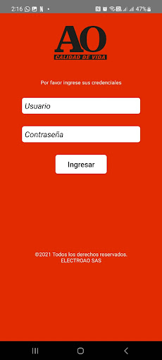 Android application AOlog screenshort
