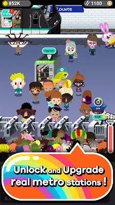 Metro Pocket : Idle Station - Screenshot 1