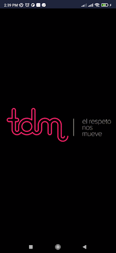 Android application TDM Clientes screenshort