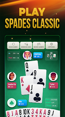 Spades Offline - Card Gameのおすすめ画像1