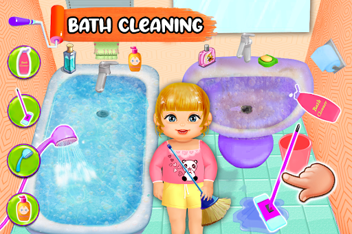 Cute Doll House Cleaning Games Screen 2
