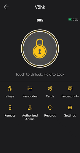 Android application Vöhk screenshort
