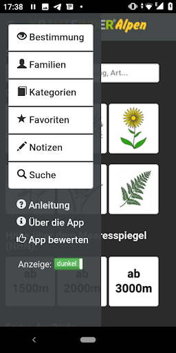 Krautfinder Alpenpflanzen Screen 3