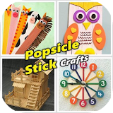 Popsicle Stick Craft Videos icon