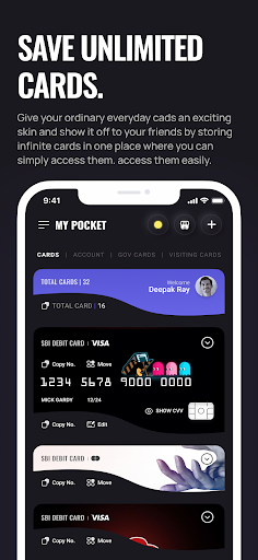 My Pocket - ‎Virtual Wallet Screen 2