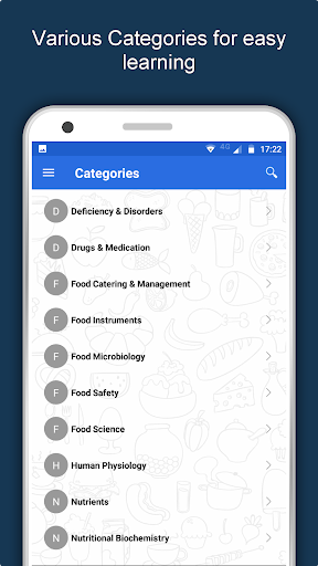 Screenshot of Food Science & Nutrition App