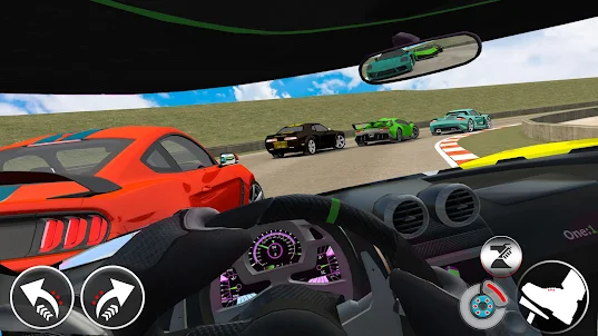 스포츠 자동차 경주 시뮬레이터 3D