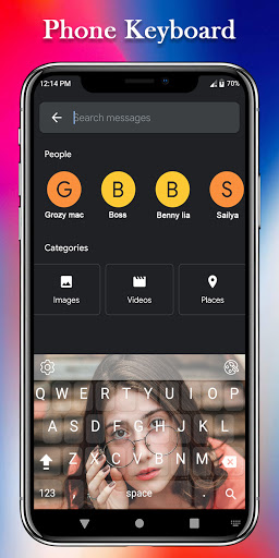 Keyboard For iPhone 12 Pro - ios 13 keyboard