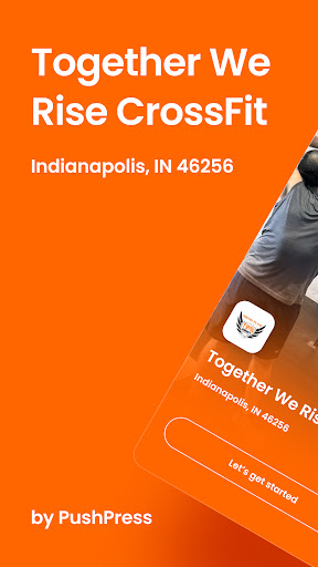 Android application Together We Rise CrossFit screenshort