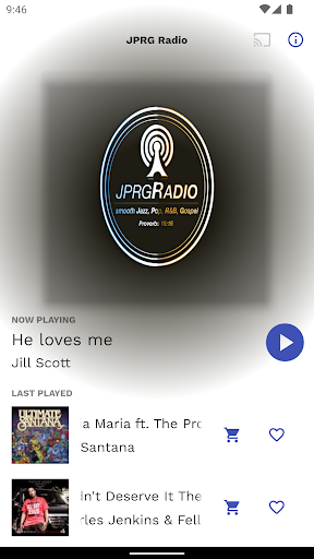 Android application JPRG Radio screenshort