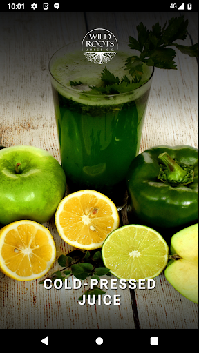 Android application Wild Roots Juice Co screenshort
