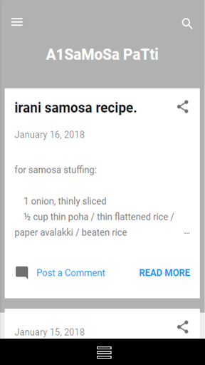 Android application A1SaMoSa PaTtI screenshort