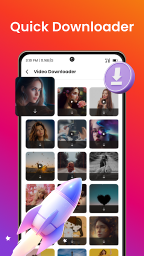 Android application Video Downloader 2024 screenshort
